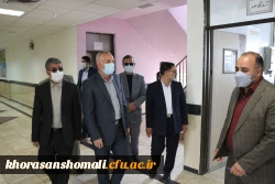 بازدید میدانی فرماندار بجنورد از روند برگزاری کلاسهای حضوری دانشگاه و مشکلات وموانع  5