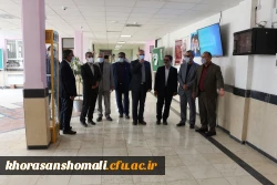 بازدید میدانی فرماندار بجنورد از روند برگزاری کلاسهای حضوری دانشگاه و مشکلات وموانع  6