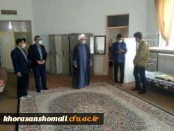 بازدید و بررسی اوضاع سرای دانشجویی پردیس برادران توسط مدیریت محترم پردیس های استان، مسـٔول نمایندگی نهاد رهبری در دانشگاه و مسـٔولین استانی و پردیس 2