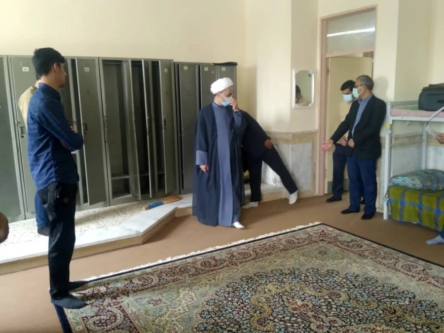 بازدید و بررسی اوضاع سرای دانشجویی پردیس برادران توسط مدیریت محترم پردیس های استان، مسـٔول نمایندگی نهاد رهبری در دانشگاه و مسـٔولین استانی و پردیس 7