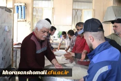 پویش اطعام حسنی طبخ و توزیع شش هزار پرس غذای گرم در ماه مبارک رمضان میان مناطق محروم حاشیه شهر بجنورد توسط دانشگاه فرهنگیان خراسان شمالی 12