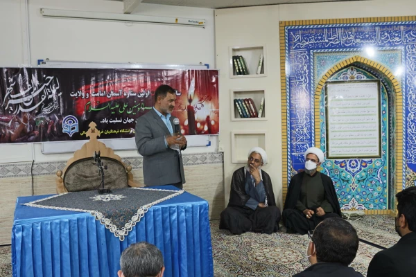 نشست صمیمانه حجت الاسلام نوری امام جمعه شهرستان با دانشجو معلمان و همکاران پردیس امام جعفر صادق (ع) 2