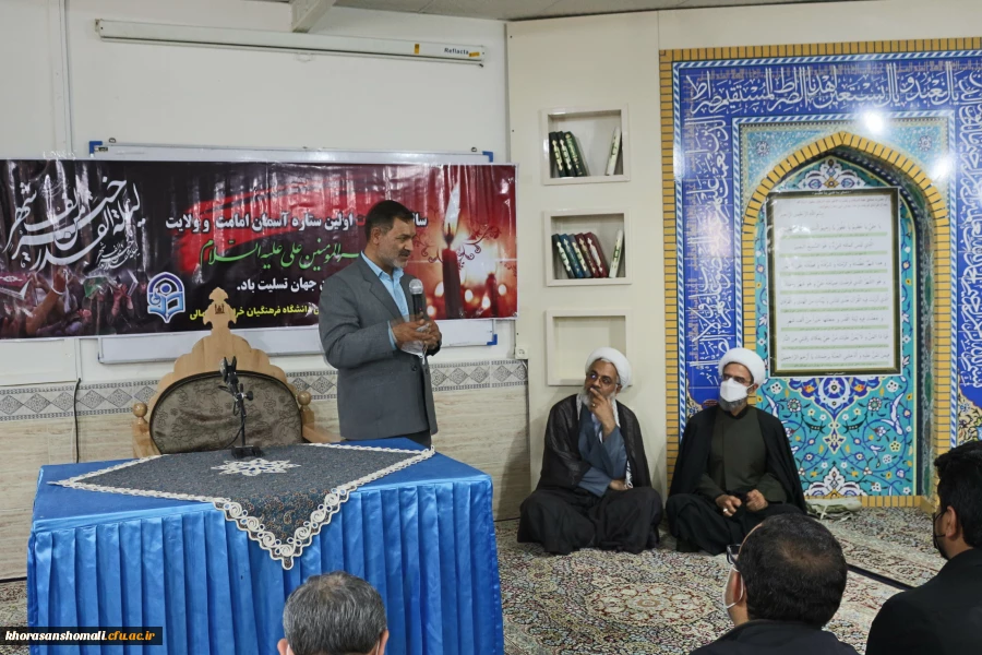 نشست صمیمانه حجت الاسلام نوری امام جمعه شهرستان با دانشجو معلمان و همکاران پردیس امام جعفر صادق (ع) 2