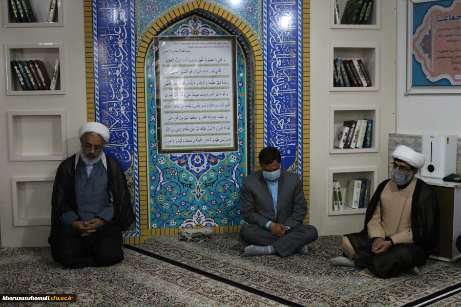 نشست صمیمانه حجت الاسلام نوری امام جمعه شهرستان با دانشجو معلمان و همکاران پردیس امام جعفر صادق (ع) 2