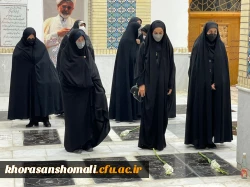 طرح ضیافت شهدا در گلزار شهدای معصوم زاده بجنورد  با حضور دانشجویان پردیس امام جعفر صادق (ع) برگزار شد . 2