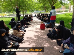 به مناسبت دهه سر آمدی آموزش برنامه پیاده روی دانشجو معلمان پردیس امام جعفر صادق (ع) 2