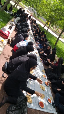 به مناسبت دهه سر آمدی آموزش برنامه پیاده روی دانشجو معلمان پردیس امام جعفر صادق (ع) 2