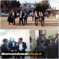 بازدید دکتر الماسی معاون وزیر آموزش و پرورش  و دکتر  رخشانی مهر مدیرکل نوسازی مدارس کشور از دانشگاه  5