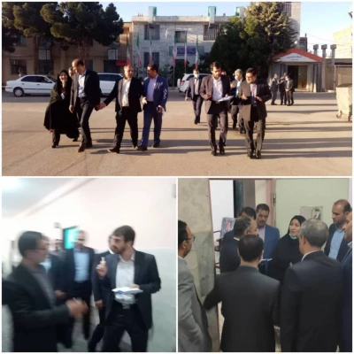 بازدید دکتر الماسی معاون وزیر آموزش و پرورش  و دکتر  رخشانی مهر مدیرکل نوسازی مدارس کشور از دانشگاه  5