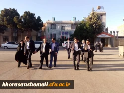بازدید دکتر الماسی معاون وزیر آموزش و پرورش  و دکتر  رخشانی مهر مدیرکل نوسازی مدارس کشور از دانشگاه  7