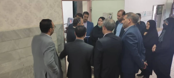 بازدید دکتر الماسی معاون وزیر آموزش و پرورش  و دکتر  رخشانی مهر مدیرکل نوسازی مدارس کشور از دانشگاه  9