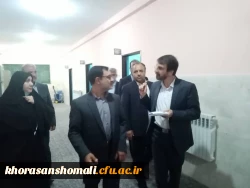 بازدید دکتر الماسی معاون وزیر آموزش و پرورش  و دکتر  رخشانی مهر مدیرکل نوسازی مدارس کشور از دانشگاه  11