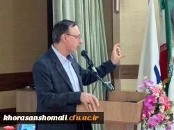 نشست دانشجو با نماینده  مجلس خراسان شمالی جناب دکتر وحیدی بامحوریت موضوع اندیشه امام خمینی 'جهاد علمی 'تولید دانش بنیان ،جلسه پرسش وپاسخ بانماینده'مجلس  وبامدیرکل آموزش وپرورش ۱۶خردا 4