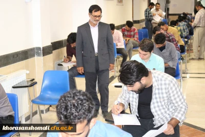 گزارش تصویری بازدید از اولین روز برگزاری امتحانات پردیس امام محمد باقر (ع) 