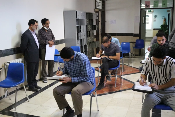 گزارش تصویری بازدید از اولین روز برگزاری امتحانات پردیس امام محمد باقر (ع) و آزمون اصلح مهارت آموزان ماده 28  2