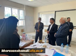 بازدید معاون سیاسی استاندار و مدیر کل آموزش و پرورش و ریاست مرکز مجری مصاحبه جناب آقای دکتر نظری از روند مصاحبه ماده 28  5