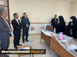 بازدید معاون سیاسی استاندار و مدیر کل آموزش و پرورش و ریاست مرکز مجری مصاحبه جناب آقای دکتر نظری از روند مصاحبه ماده 28  6