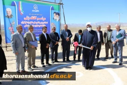 مراسم کلنگ زنی پردیس امام جعفر صادق (ع) واحد خواهران دانشگاه فرهنگیان خراسان شمالی 2