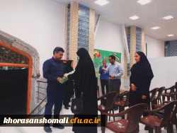 مراسم زیارت قبور شهدا وامام زاده سید عباس شهرستان بجنورد 5