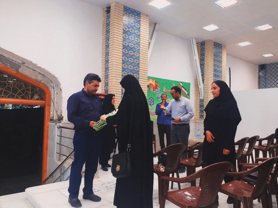 مراسم زیارت قبور شهدا وامام زاده سید عباس شهرستان بجنورد 5