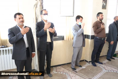 مراسم سینه زنی و دعای زیارت عاشورا در دانشگاه فرهنگیان 