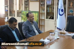 بازدید ریاست دانشگاه فرهنگیان به مناسبت روز خبرنگاراز صدا و سیمای استان خراسان شمالی در سال 1401  2
