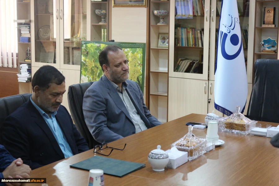 بازدید ریاست دانشگاه فرهنگیان به مناسبت روز خبرنگاراز صدا و سیمای استان خراسان شمالی در سال 1401  2