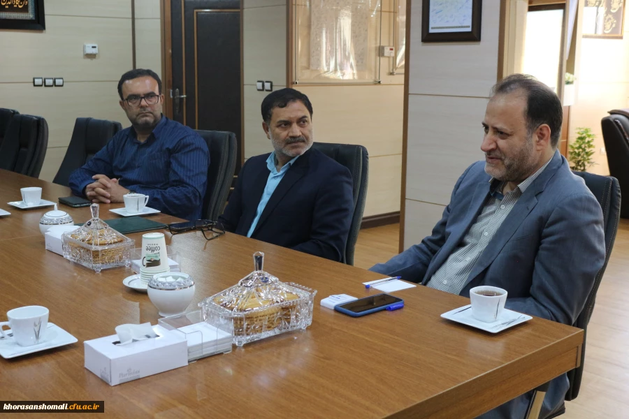 بازدید ریاست دانشگاه فرهنگیان به مناسبت روز خبرنگاراز صدا و سیمای استان خراسان شمالی در سال 1401  4