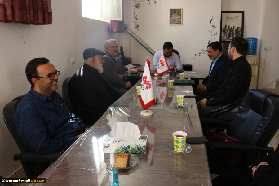 بازدید ریاست دانشگاه فرهنگیان به مناسبت روز خبرنگاراز صدا و سیمای استان خراسان شمالی در سال 1401  7