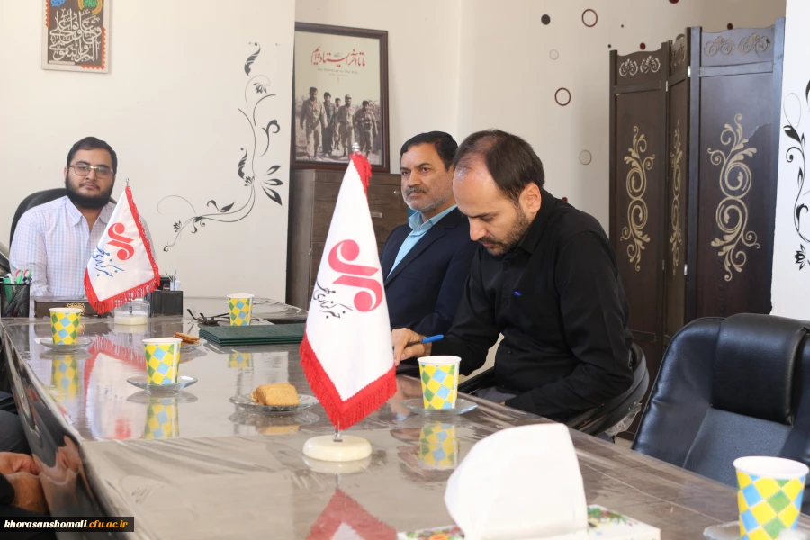 بازدید ریاست دانشگاه فرهنگیان به مناسبت روز خبرنگاراز صدا و سیمای استان خراسان شمالی در سال 1401  9