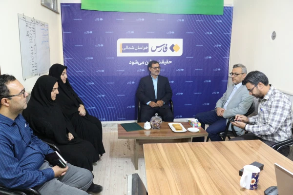 حضور  ریاست دانشگاه فرهنگیان به مناسبت روز خبرنگار از (  خبر گذاری فارس  و مهر  )  استان خراسان شمالی در سال 1401  2