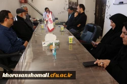 حضور  ریاست دانشگاه فرهنگیان به مناسبت روز خبرنگار از (  خبر گذاری فارس  و مهر  )  استان خراسان شمالی در سال 1401  2