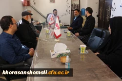 حضور  ریاست دانشگاه فرهنگیان به مناسبت روز خبرنگار از (  خبر گذاری فارس  و مهر  )  استان خراسان شمالی در سال 1401  2