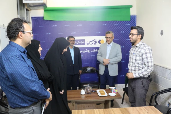 حضور  ریاست دانشگاه فرهنگیان به مناسبت روز خبرنگار از (  خبر گذاری فارس  و مهر  )  استان خراسان شمالی در سال 1401  2