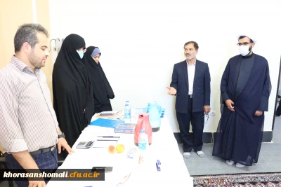 بازدید سرپرست دانشگاه فرهنگیان استان از روند برگزاری مصاحبه معرفی شدگان چند برابر ظرفیت استان