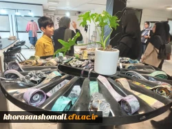 بازدید دانشجو معلمان از کارگاه هنری نقاشی و رنگ آمیزی روی پارچه  3