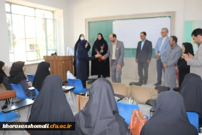 بازدید مدیر کل سیاسی استانداری استان خراسان شمالی و مدیر کل آموزش و پرورش استان  از شروع سال تحصیلی دانشگاه فرهنگیان