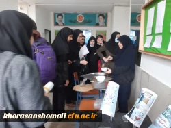 ایستگاه  صلواتی  دانشجو معلمان پردیس خواهران برای شهدای حرم شاهچراغ  2