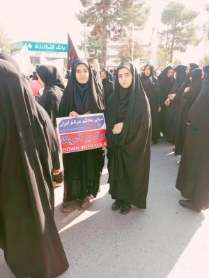 راهپیمایی دانشجو معلمان خواهر پردیس امام جعفر صادق (ع)  به روایت تصویر  2