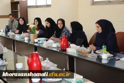 جلسه امور اداری پردیس خواهران و اهدای لوح تقدیر از زحمات ریاست و معاونان پردیس  3