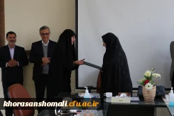 جلسه امور اداری پردیس خواهران و اهدای لوح تقدیر از زحمات ریاست و معاونان پردیس  8