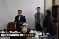 جلسه امور اداری پردیس خواهران و اهدای لوح تقدیر از زحمات ریاست و معاونان پردیس  9