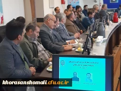 آیین تکریم و معارفه سرپرست امور پردیس های دانشگاه فرهنگیان استان 3