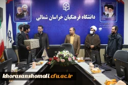 جلسه تودیع و معارفه مسئول بسیج دانشجویی دانشگاه فرهنگیان بجنورد با حضور دکتر صدیقی مسئول بسیج دانشجویی دانشگاه فرهنگیان کشور 3