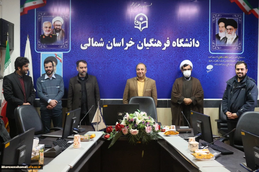 جلسه تودیع و معارفه مسئول بسیج دانشجویی دانشگاه فرهنگیان بجنورد با حضور دکتر صدیقی مسئول بسیج دانشجویی دانشگاه فرهنگیان کشور 5