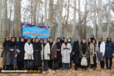 اردو تفریحی باباامان با محوریت پاکسازی محیط زیست پردیس امام جعفر صادق (ع)