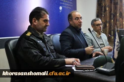 جلسه هم اندیشی علمی فرماندهی انتظامی خراسان شمالی با دانشگاه فرهنگیان 6