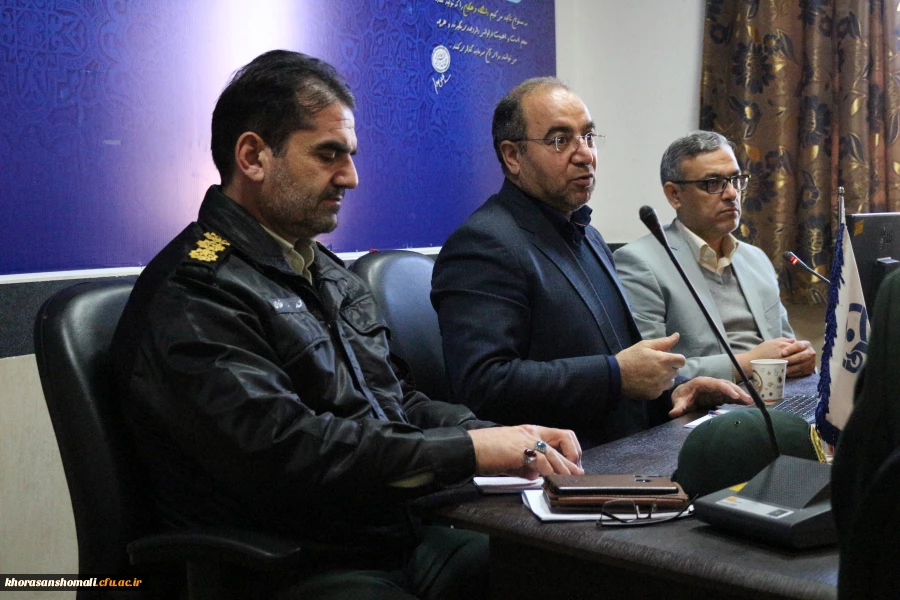 جلسه هم اندیشی علمی فرماندهی انتظامی خراسان شمالی با دانشگاه فرهنگیان 6