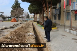 بازدید میدانی مدیریت امور پردیس های استان از روند بهسازی پردیس امام جعفر صادق(ع) 5