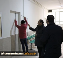 بازدید میدانی مدیریت امور پردیس های استان از روند بهسازی پردیس امام جعفر صادق(ع) 6